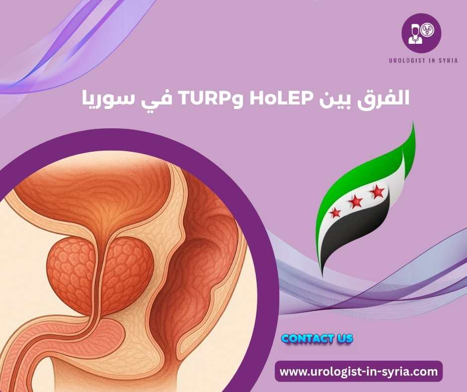 الفرق بين HoLEP وTURP في سوريا